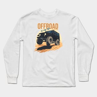 Offroad is my life get more explore black Long Sleeve T-Shirt